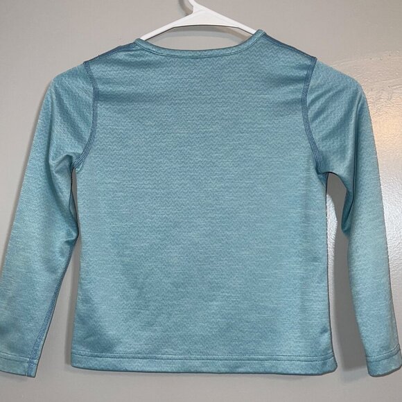 L.L. Bean Kid's Long Sleeve Shirt Blue - Picture 3 of 5